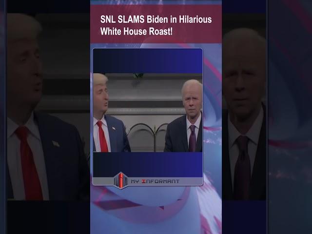 BIDEN MOCKED: SNL's Brutal Political Satire! #shorts