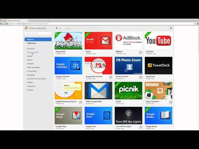 How to discover apps in the Chrome Web Store