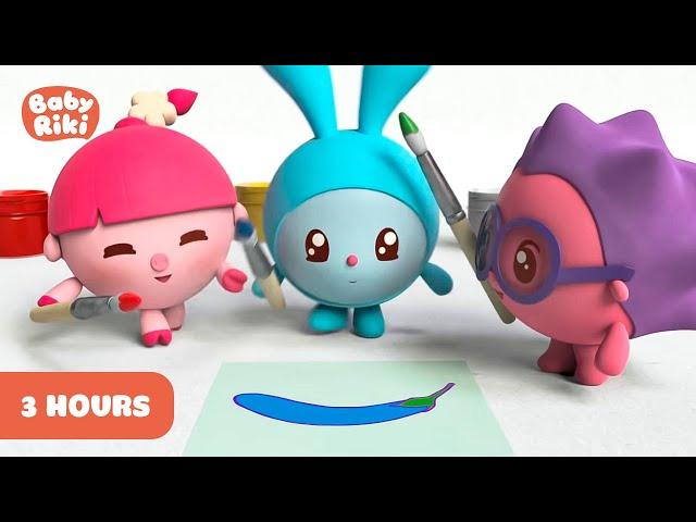 BabyRiki | 3 Hours  Best episodes collection | Cartoons for Kids | 0+