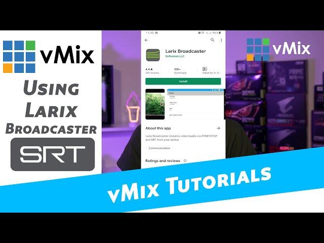 How to connect your phone to a live video production with SRT and Larix Broadcaster.