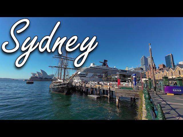 Sydney Beautiful Day -  Australia Street Walk June 2024 - 4K Walking Video