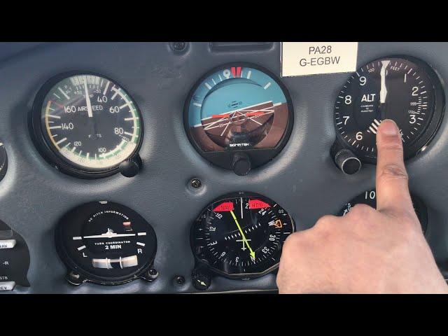 Piper PA-28 Warrior interior overview