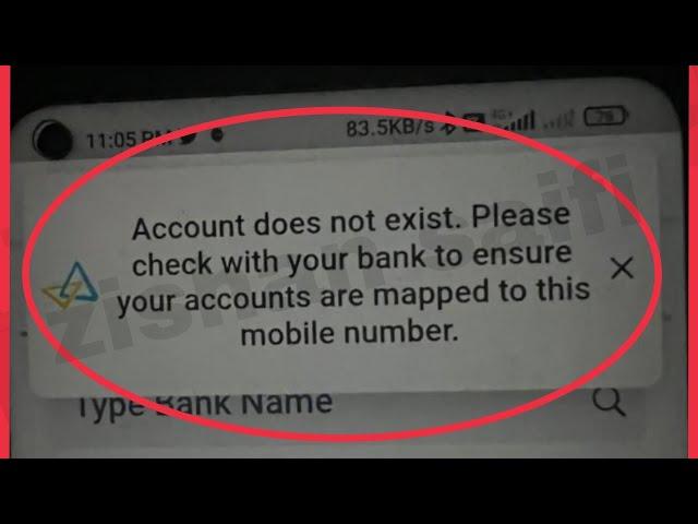 Canara Bank App Fix Account does not exist. Please check with your bank to ensure your accounts