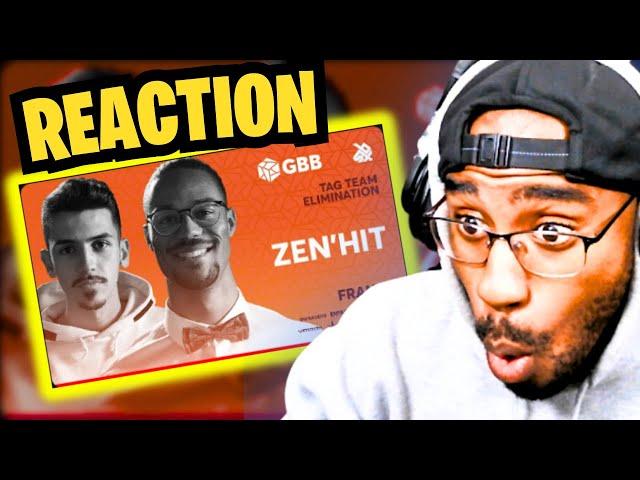 K Dre Reacts to ZEN'HIT | Grand Beatbox Battle 2019 | Tag Team Elimination (REACTION)