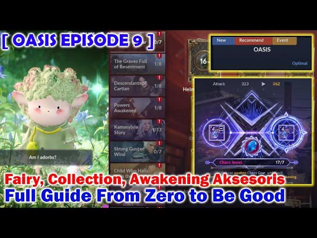 [OASIS] EP 9 Tips Fairy, Collection, Awakening Aksesoris, dan Lanjut Push CP ! - Black Desert Mobile