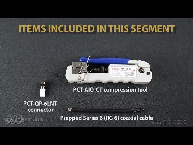 PCT Tutorial: PCT-QP-6LNT and PCT-AIO-CT Connector Prep and Installation