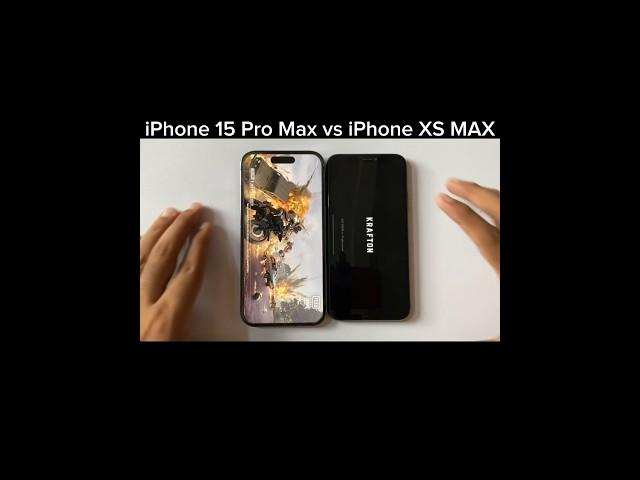 iPhone 15 Pro Maxvs iPhone XS Max - PUBG TEST!!