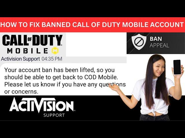 How To Unban Call Of Duty Mobile Account - How To Fix Banned Account In Call Of Duty Mobile 2024