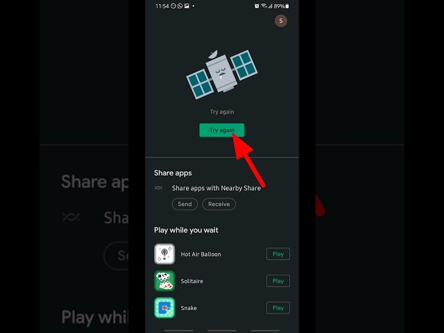 play store try again problem | play store try again  solved #shorts #youtubeshorts #viral