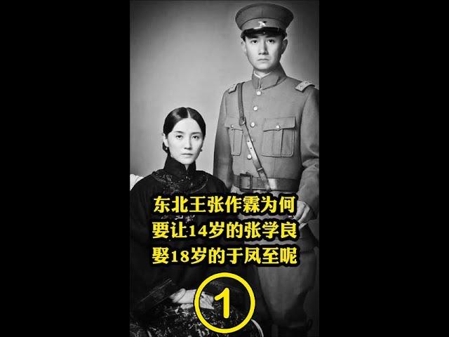 张作霖为何一心想让张学良娶于凤至？那些秘密终于被说出 #历史 #爱国情 (1)