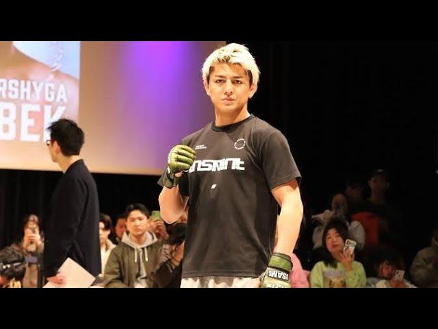 【RIZIN】朝倉未来から対戦を指名された鈴木千裕「もう8連戦くらいやるつもりなので何ともない」「ガンといってドン！」「勝ってクレベルに繋げる」＝3月30日ダウトベックと対戦