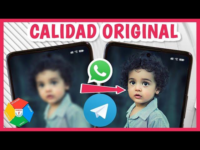 Cómo ENVIAR FOTOS y VIDEOS por WHATSAPP y TELEGRAM Sin Perder CALIDAD ORIGINAL