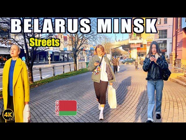 Streets of Minsk: walking tour 4k Belarus Capital | Is Minsk Belarus Cleanest Eastern Europe city?