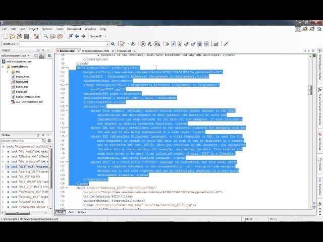 XSLT Development with oXygen Webinar (Part 1): Editing, Validation and Transformation