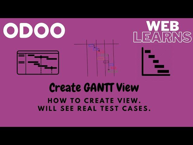 Define gantt view in odoo | Odoo Advance View Tutorial | Gantt Chart