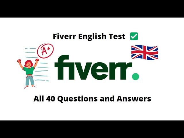 Fiverr English Test 2021 | Easily Pass Your English Test on Fiverr | All Questions with Answers