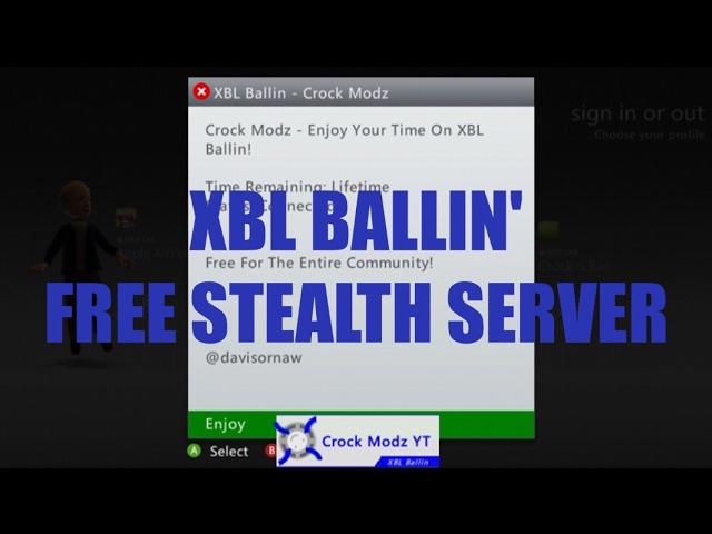 XBL Ballin' 17511 FREE Stealth Server @DavisOrNaw (JTAG/RGH) 5-7 Day KV Life + Download Link