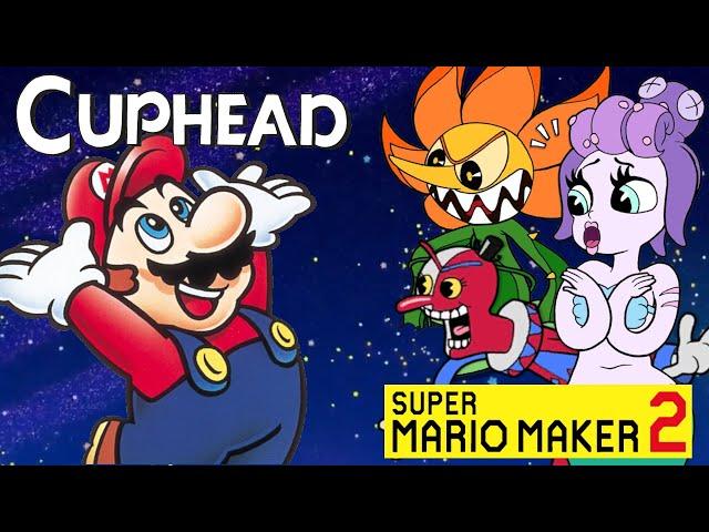 Cuphead All Bosses REMADE in Super Mario Maker 2