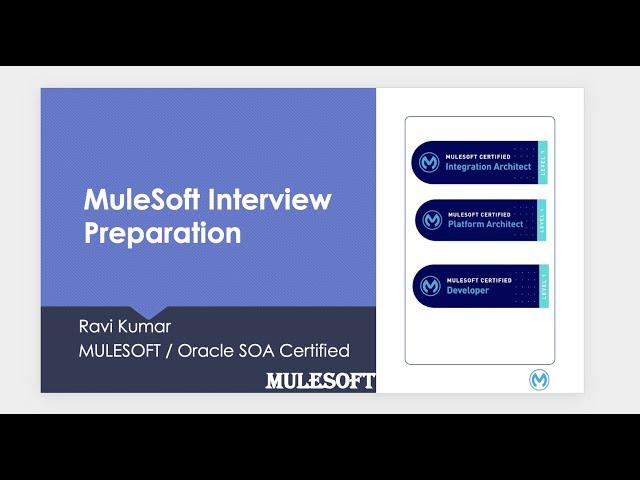 MULESOFT INTERVIEW PREPARATION -:- INTERVIEW QUESTION -:- PART27 -:-INTERVIEW QUESTION ANSWER