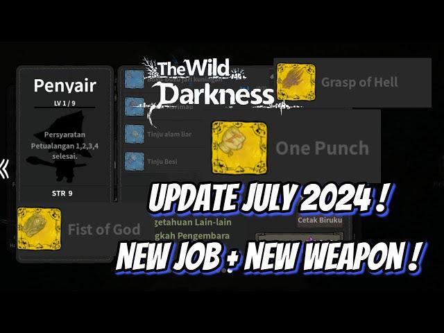 The Wild Darkness  New Update July 2024 ! Job + Senjata Baru !!! Over Power !