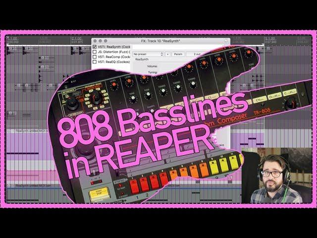 How to make an 808 style Bassline In REAPER