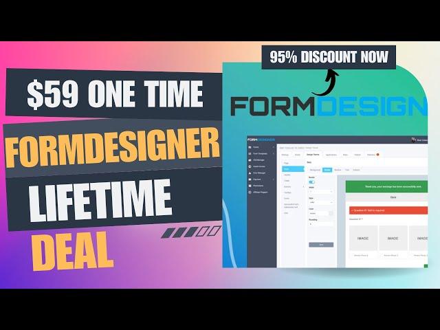 FormDesigner Lifetime Deal | Create Smart Web Forms in Minutes | $59 Lifetime Deal | 95% Now