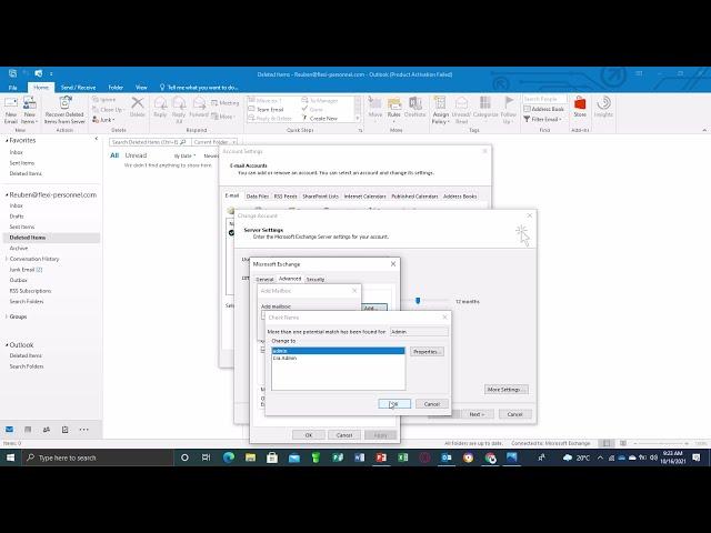 How to access a shared mailbox in outlook