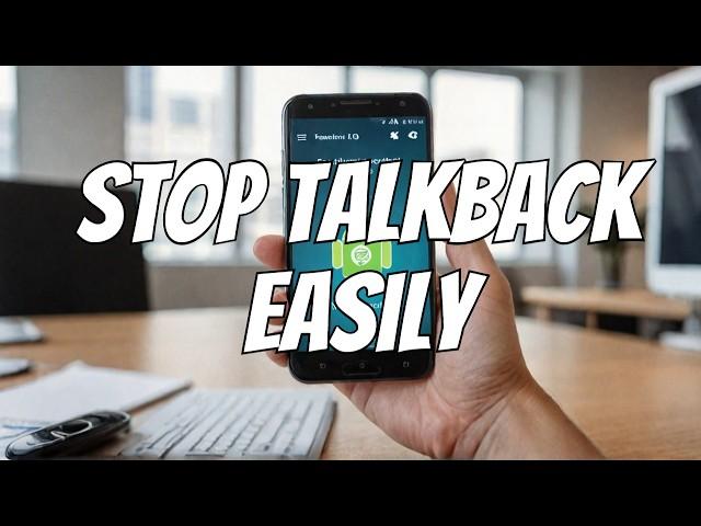 TUTORIAL: How To Turn Off Talkback On Any Android Device