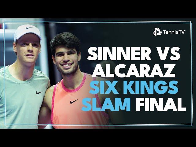 Jannik Sinner vs Carlos Alcaraz For The Six Kings Slam Title | Six Kings Slam Final Highlights