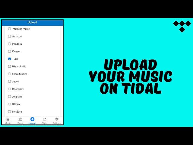 How to Put your Music On Tidal