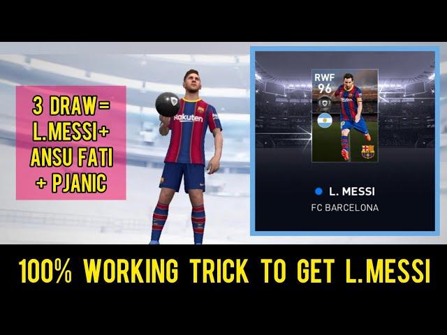 Trick to Get L. MESSI in PES 2021 [How to Get MESSI in PES 2021 Mobile, How to Get Messi]