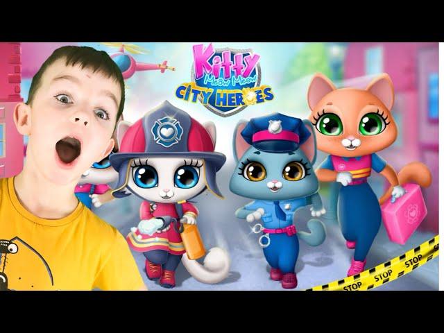 Kitty Meow Meow City Heroes - Cats to the Rescue!