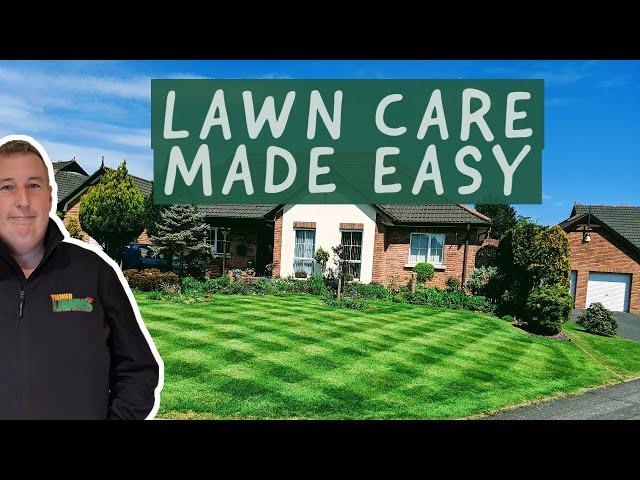 5 SIMPLE steps to a PERFECT lawn - lawn care for beginners