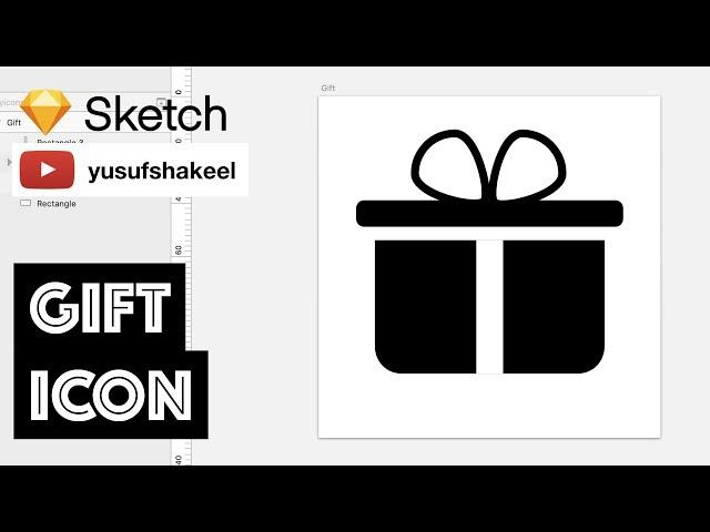 GIFT icon - Sketch - dyIcons - E03 - Yusuf Shakeel