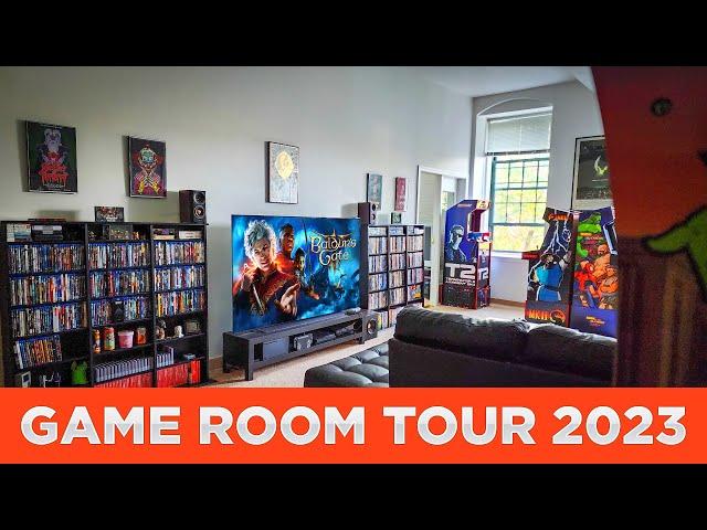 My Game Room Tour 2023 - Mixing Modern and Vintage!