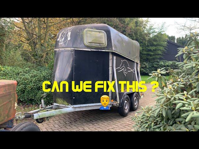 How to Rebuild a (FREE) Cheval Liberte horse trailer (Part 1 rippin’ it all apart)