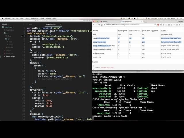 Webpack Config Basics - 8. Source-maps