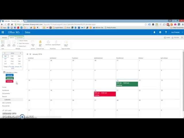 Color-Coding SharePoint 2010, 2013 or SharePoint Online Calendars