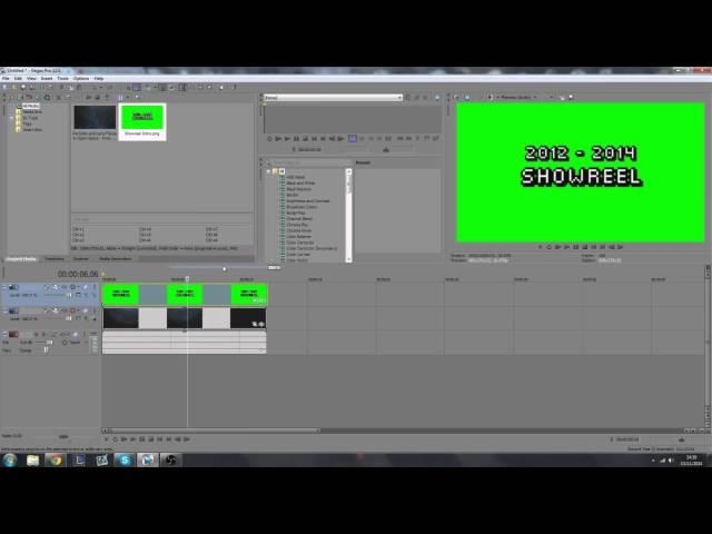 Sony Vegas Pro 12: Chroma Keying