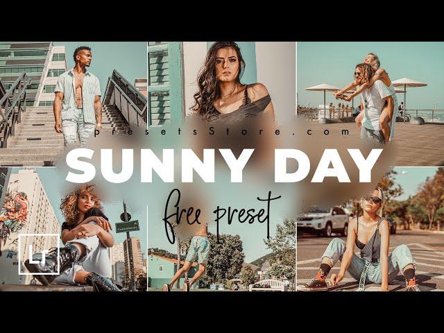 Sunny Day — Mobile Preset Lightroom DNG | Tutorial | Download Free | Orange Teal Matte Preset