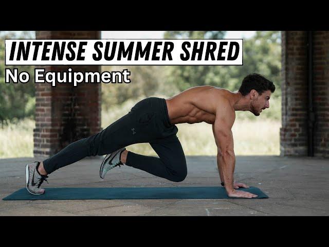 INTENSE SUMMER SHRED WORKOUT | No Equipment | Rowan  Row