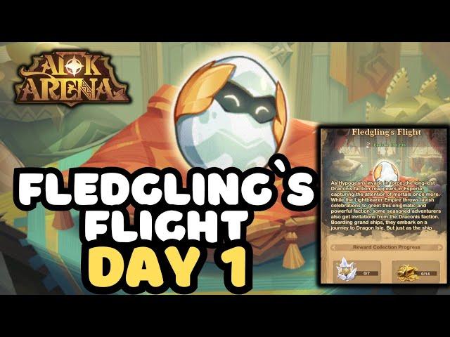 AFK ARENA - FLEDGLING'S FLIGHT DAY 1 - QUICK WALK-THROUGH