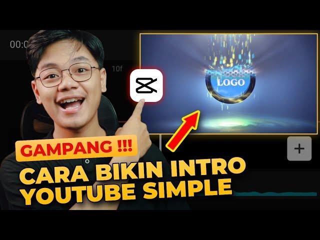 GAMPANG‼️ TUTORIAL MEMBUAT INTRO YOUTUBE DI CAPCUT - cara membuat intro logo di capcut pc