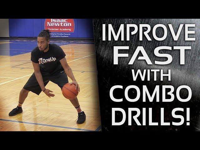 Unique Basketball Combo Drill - Improves Ball Handling, Agility, Conditioning & Defense