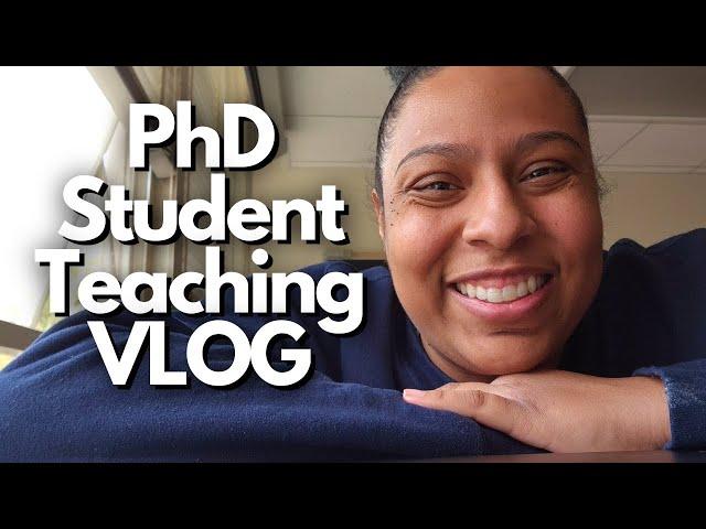 How to TA | Day in the Life of PhD Student Teaching at UCLA | Grad School PhD Vlog