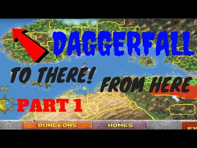 HOW BIG IS THE MAP in Daggerfall? Walk Across the Map (Part 1)