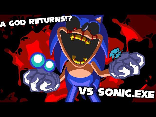 FNF | GOD RETURNS!? Vs Sonic.EXE - Funk Hill Zone | Hard/Gameplay/Mod |