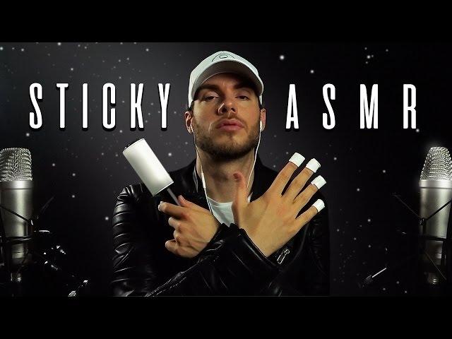 STICKIEST ASMR  Sticky Tapping & 3D Sticky Sounds  Male Whispering