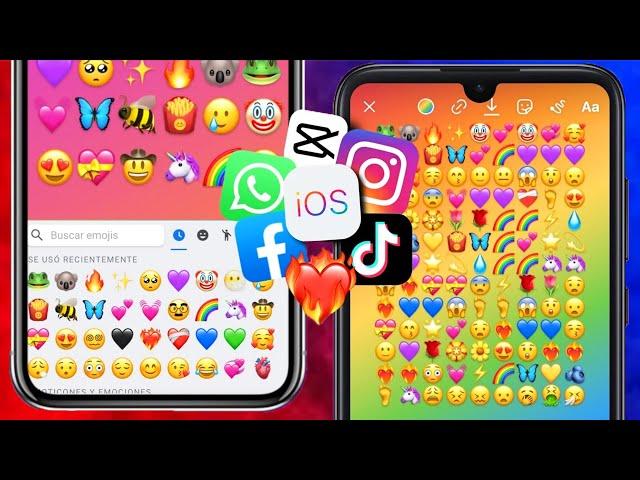 !Nuevos EMOJIS iPhone¡ cómo tener los ultimos emojis de iphone en android