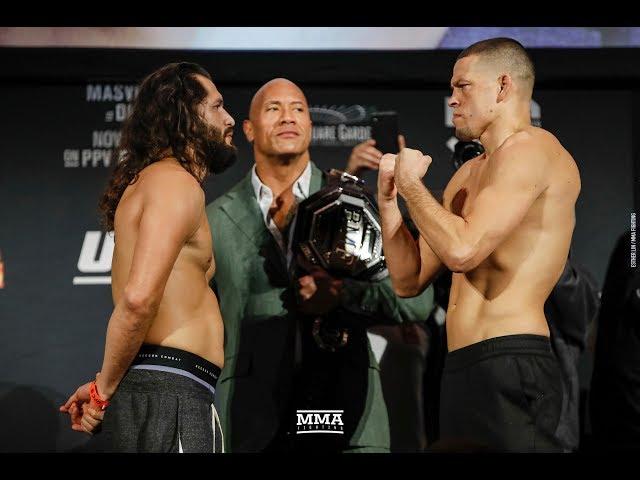 UFC 244: Jorge Masvidal vs. Nate Diaz Weigh-in Staredown - MMA Fighting
